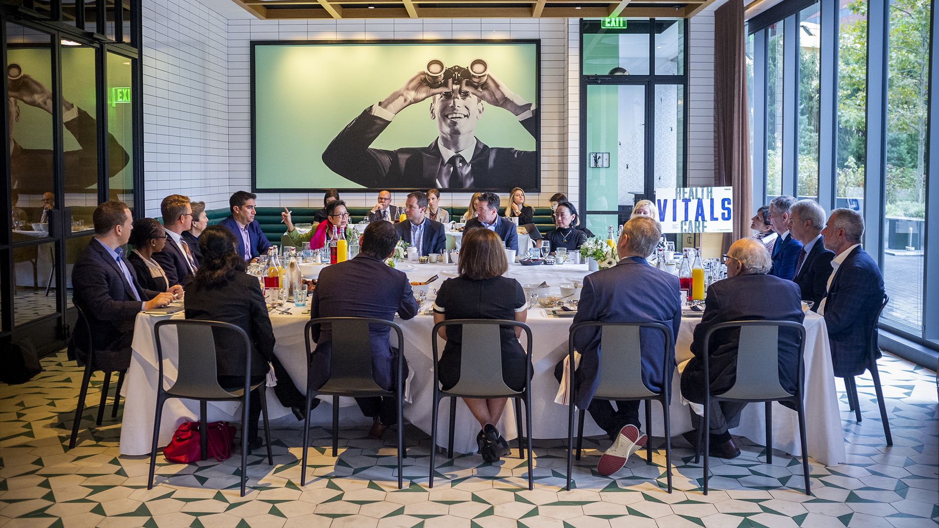 The Axios roundtable this past Wednesday.