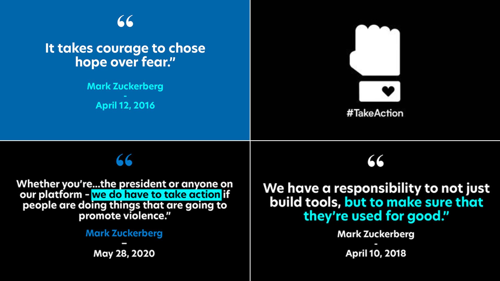 Ads targeting Facebook employees from Accountable Tech