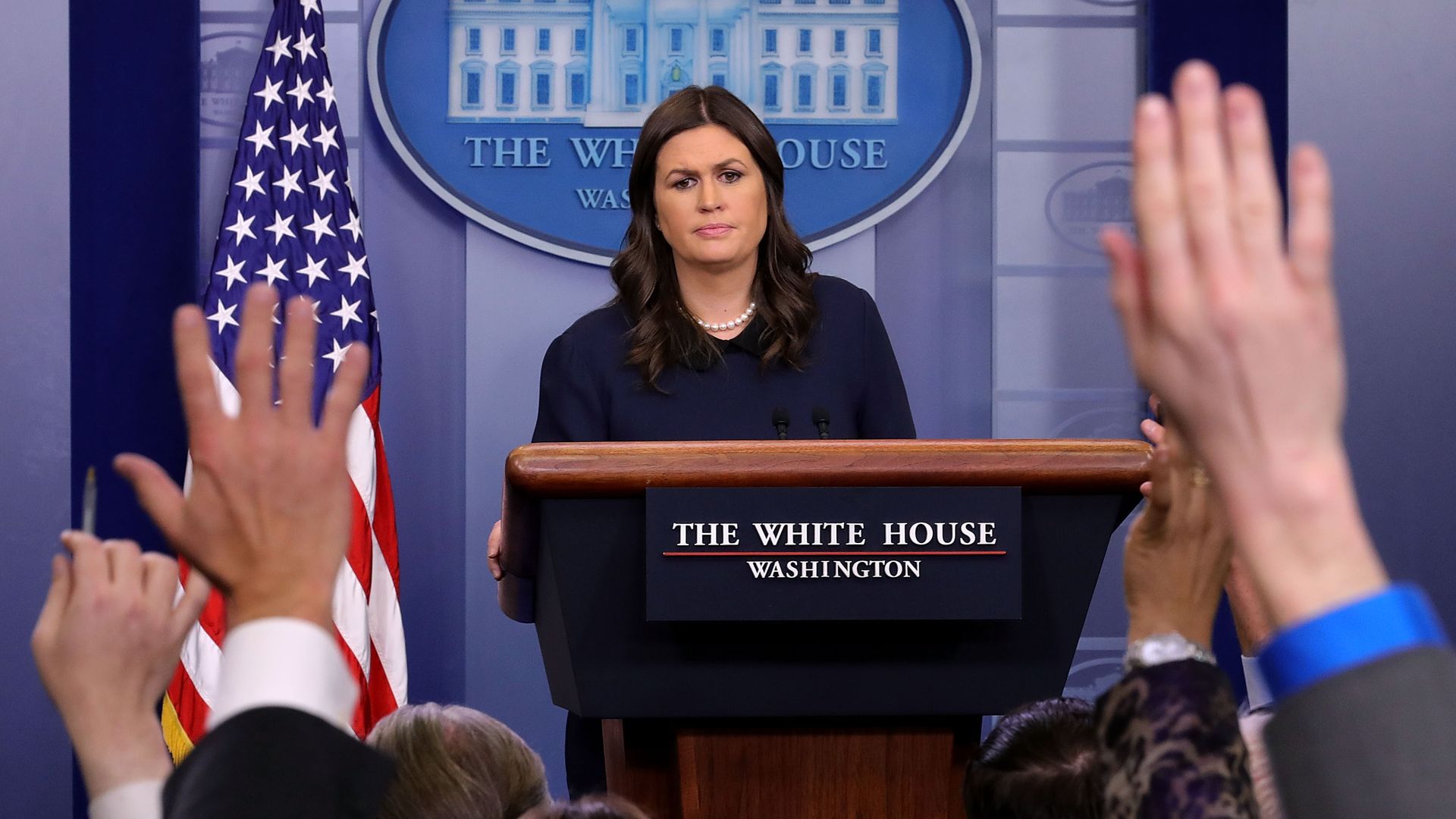 White House Press Secretary Sarah Huckabee Sanders 