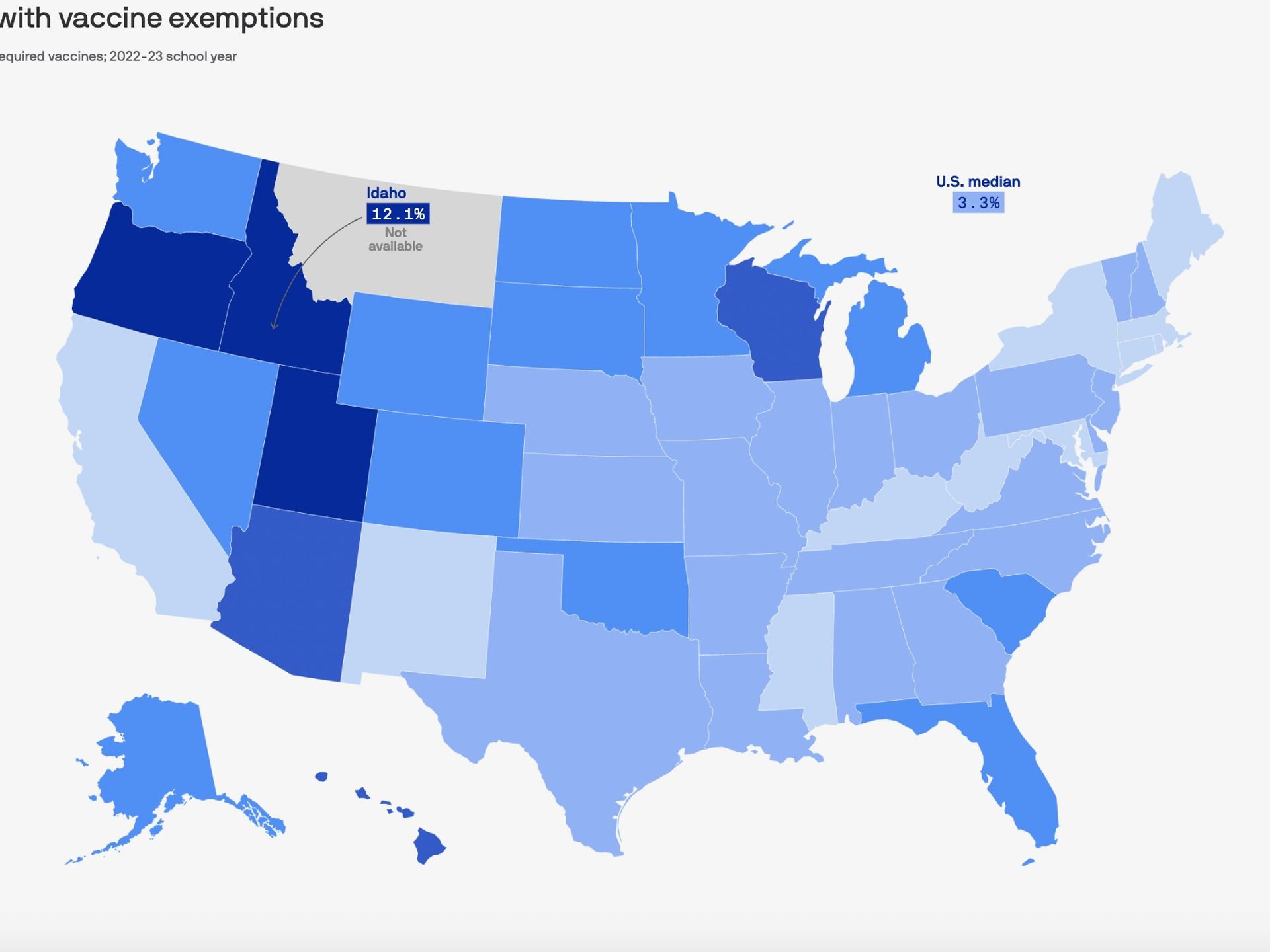 Utah&rsquo;s high childhood vaccine exemption rate driven by politics 