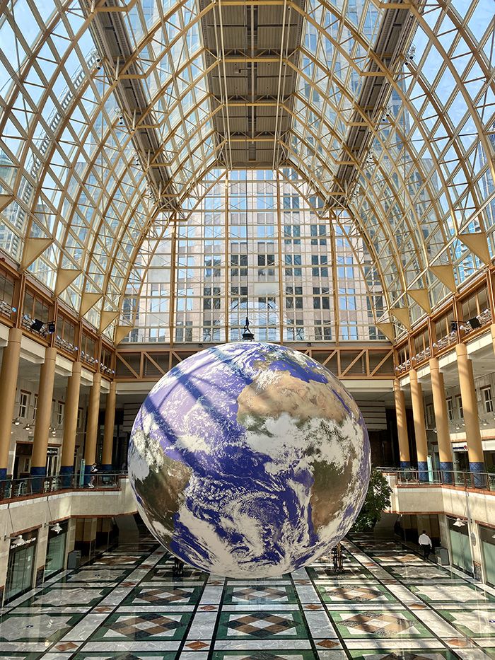 gaia giant earth display