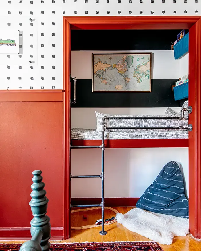 Danielle McKim Home Tour son bunk hideaway