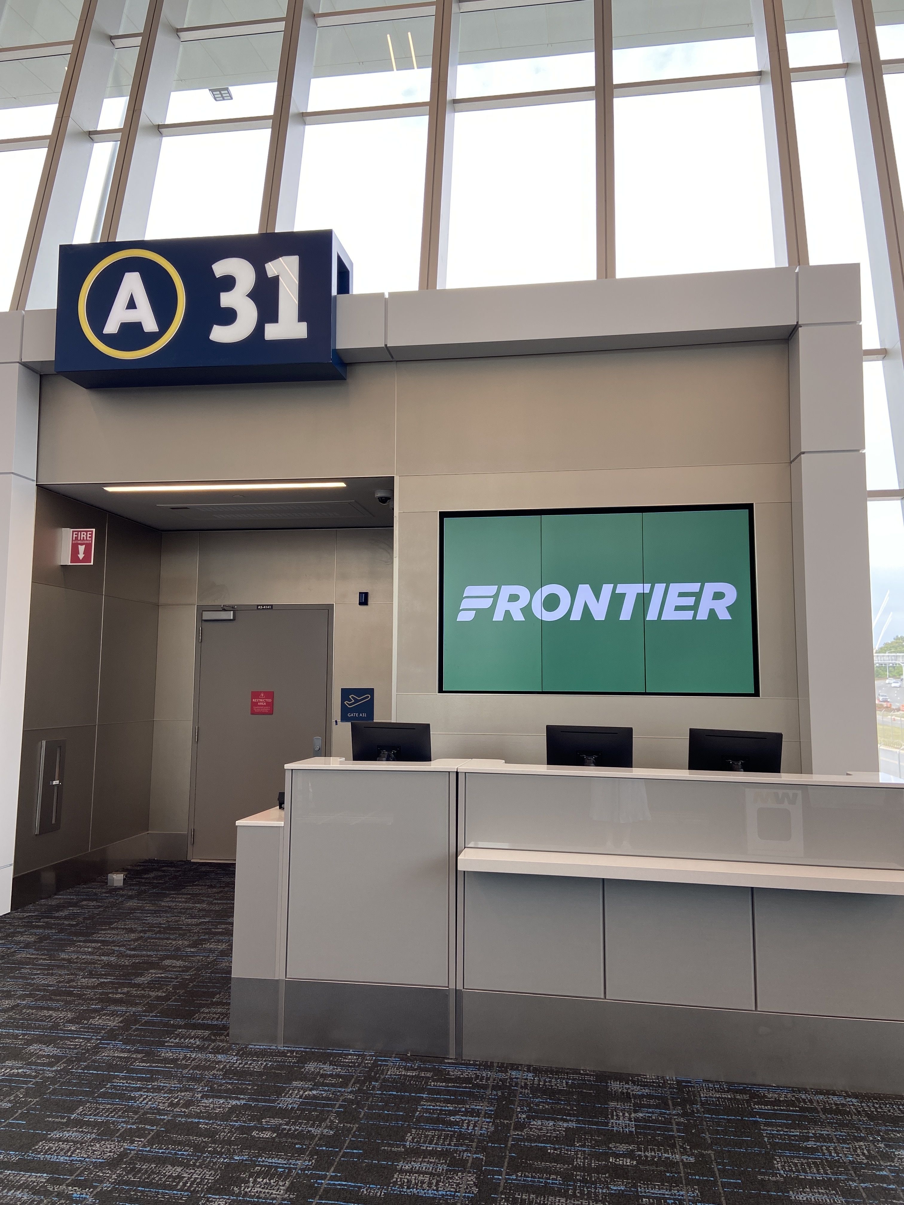 Frontier gate. 