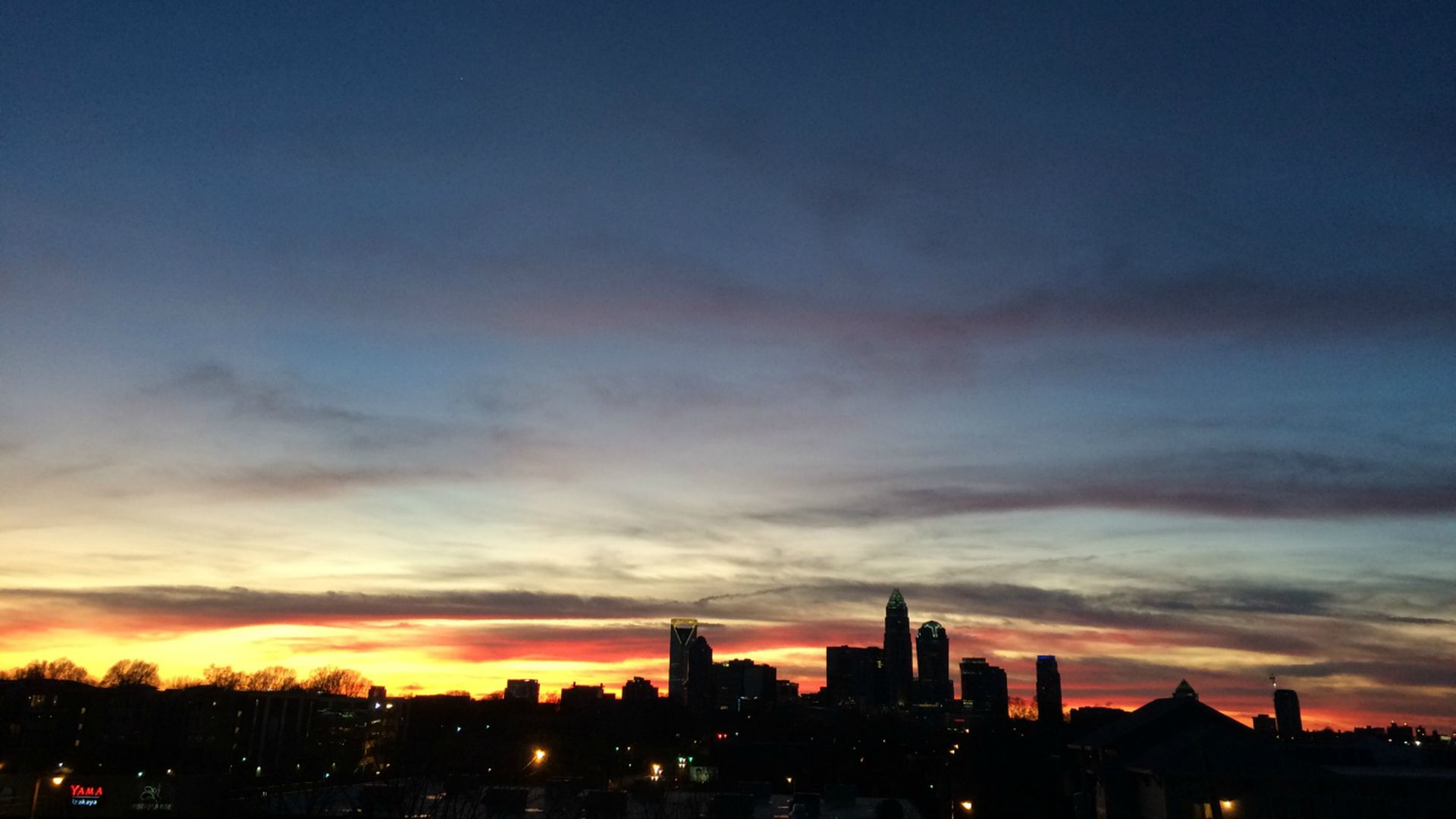 charlotte-skyline-sunset