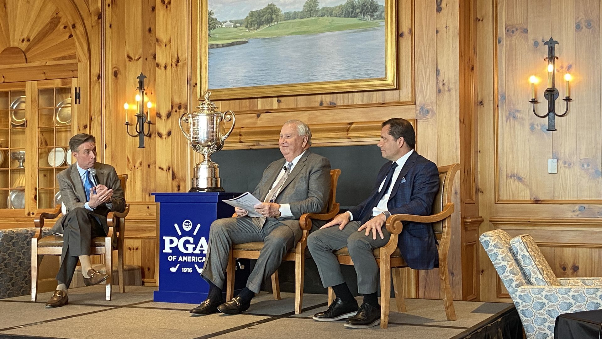 three people in a room together