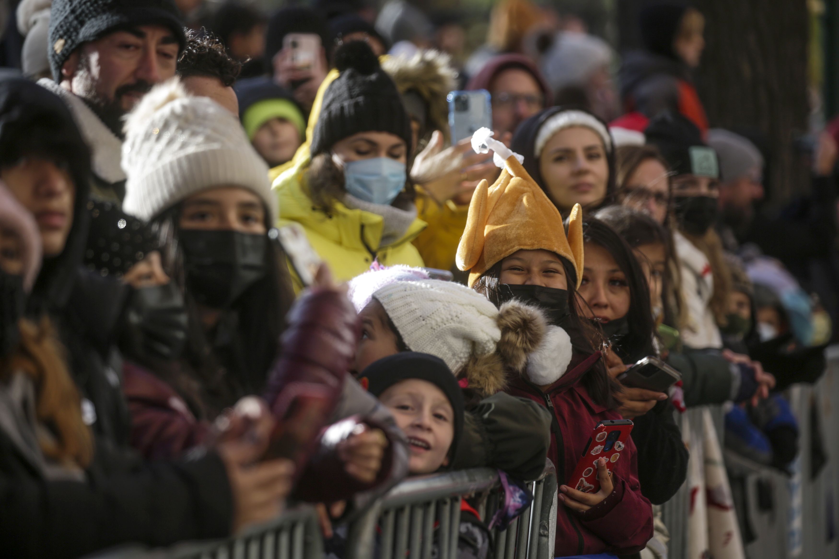 Crowds attend the 95th-annual Macys Thanksgiving Day parade.