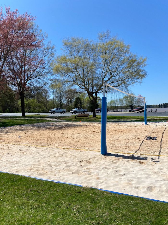 Beach volleyball at Ebenezer Park Lake Wylie, SC