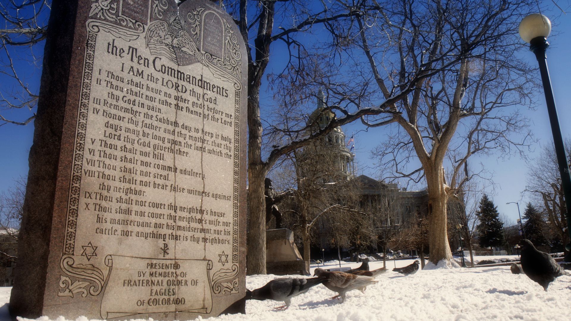 The ten commandments