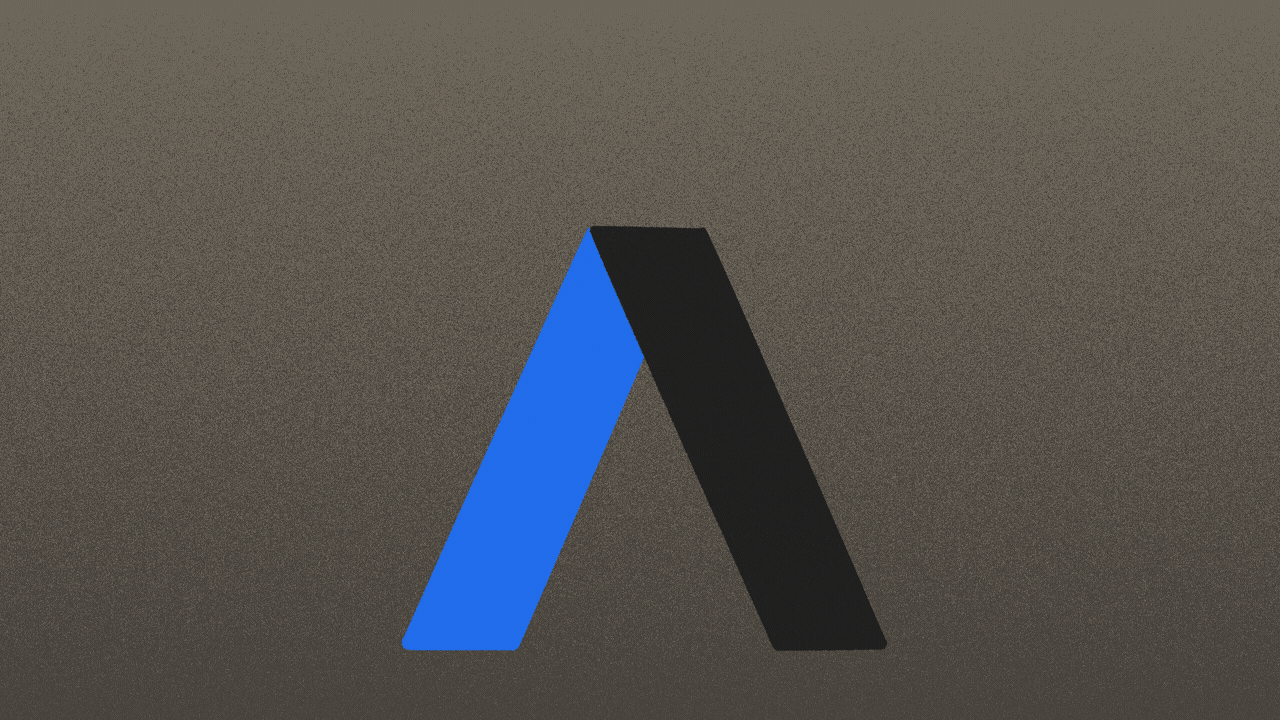 Illustration of an Axios logo that gets engulfed in flames and charred. 