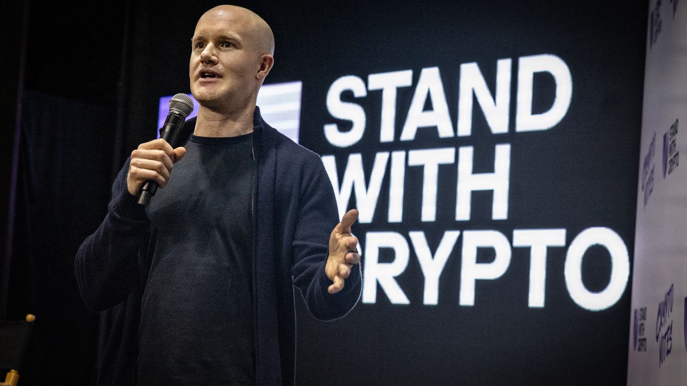 Coinbase CEO Brian Armstrong endorses a US bitcoin strategic reserve in a blog post on "economic freedom" that calls on world leaders to embrace crypto (Brady Dale/Axios) Feature image