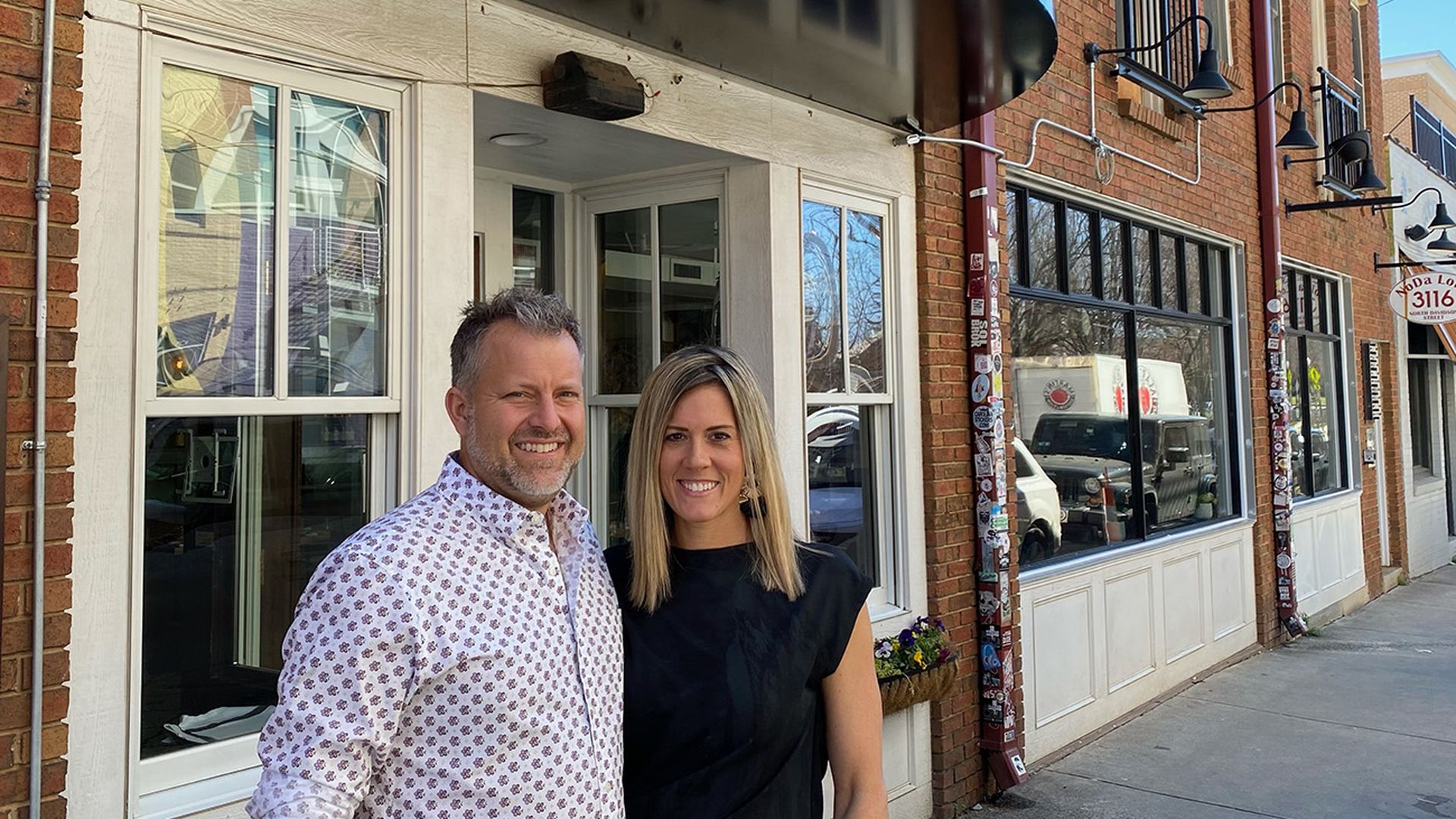 Jamie Brown and Jeff Tonidandel at Ever Andalo