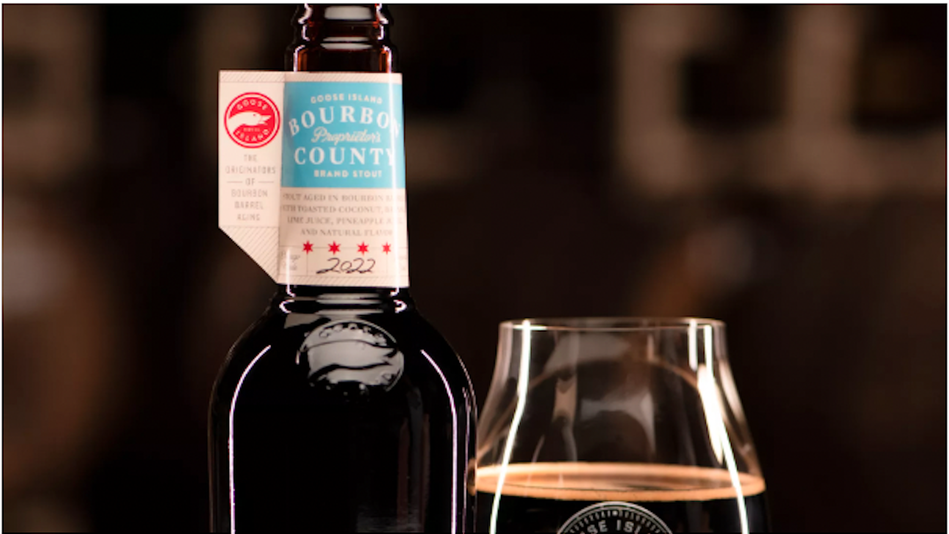 Bottle of beer and glass