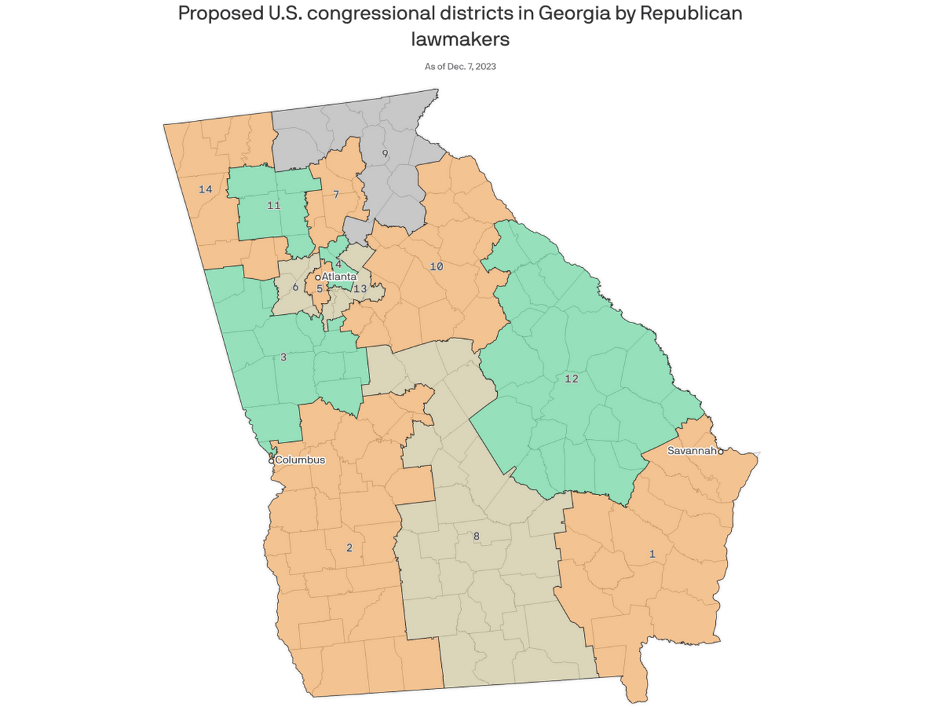 Georgia State Senate District Map 2018 States Of Play: Georgia