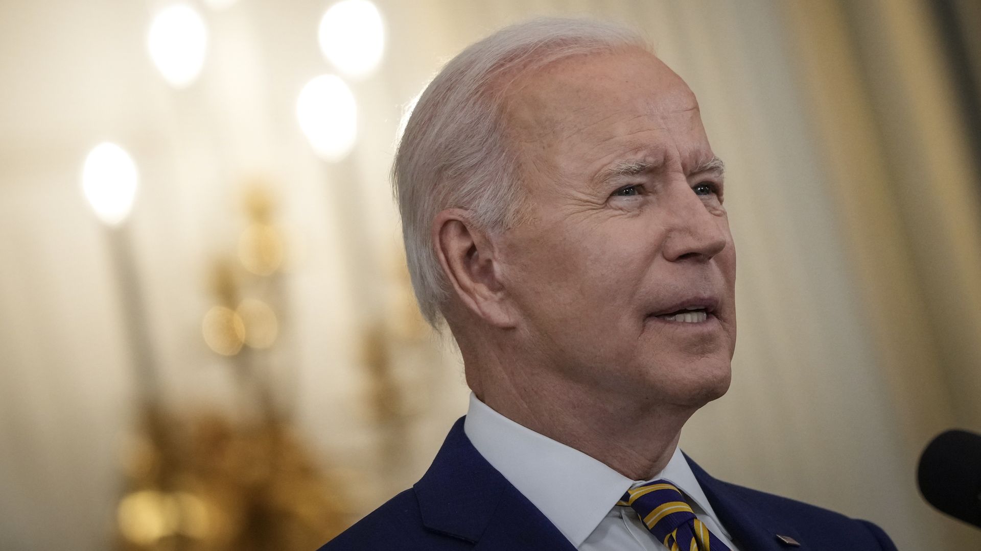 Photo of Joe Biden speaking from the shoulders up