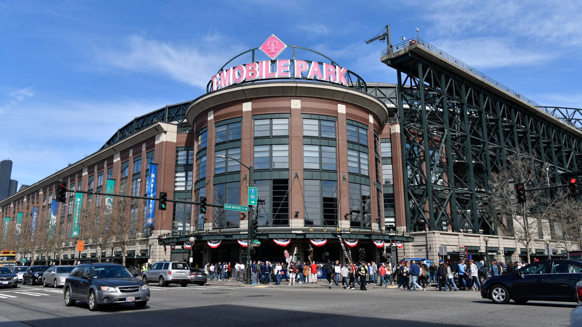 T-Mobile Park outside view