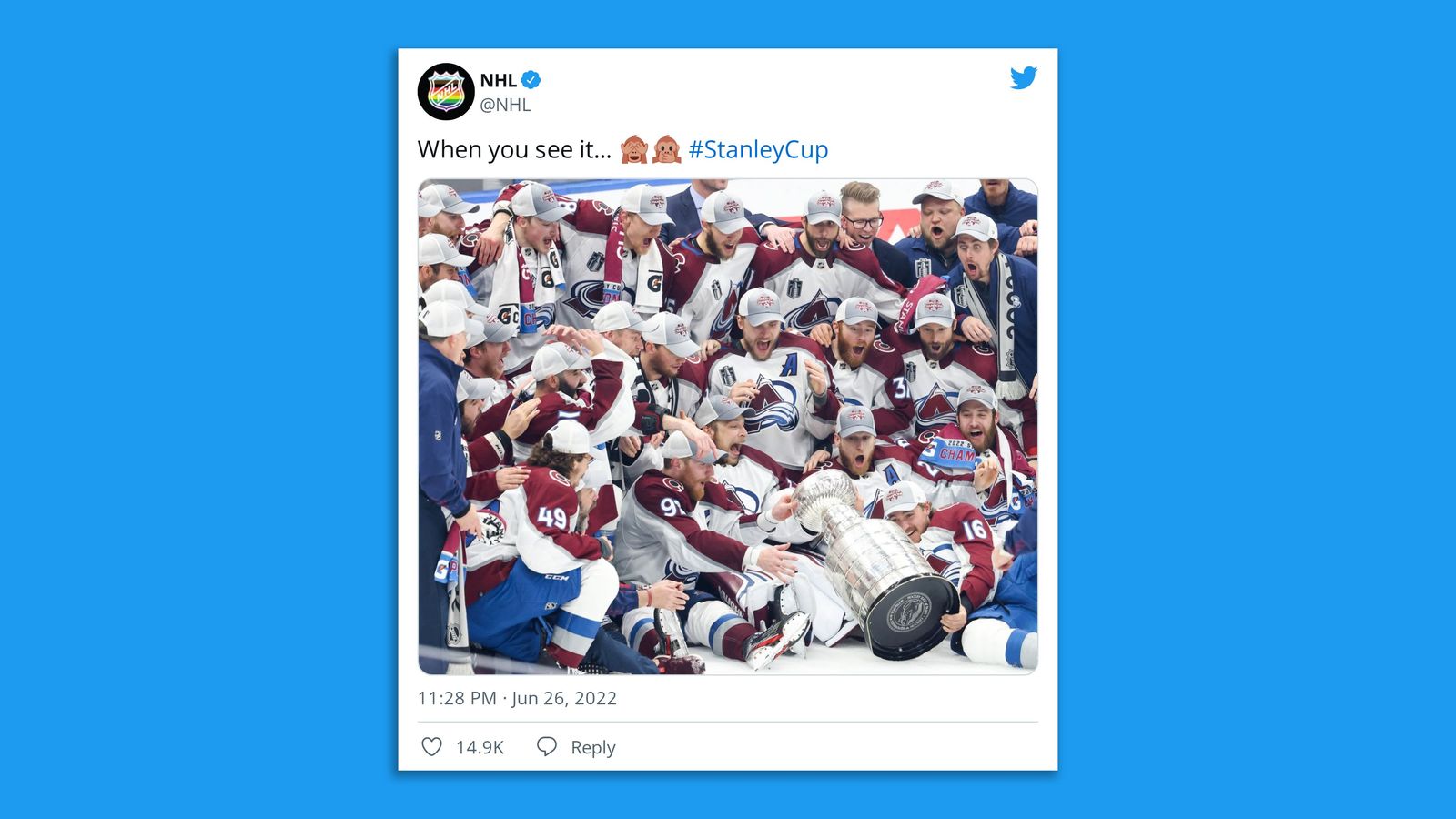 Whoops: The Colorado Avalanche Dented The Stanley Cup - Axios Denver