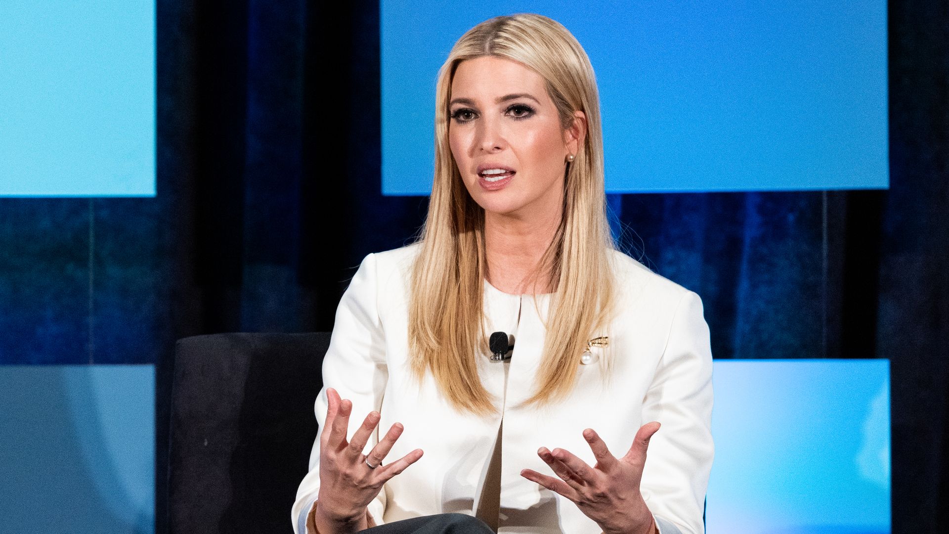 WASHINGTON, DC, UNITED STATES - 2018/11/13: Ivanka Trump, senior advisor to the US President seen during the Jack Kemp Foundation 2018, Kemp Leadership Award Dinner at the Audi Field.