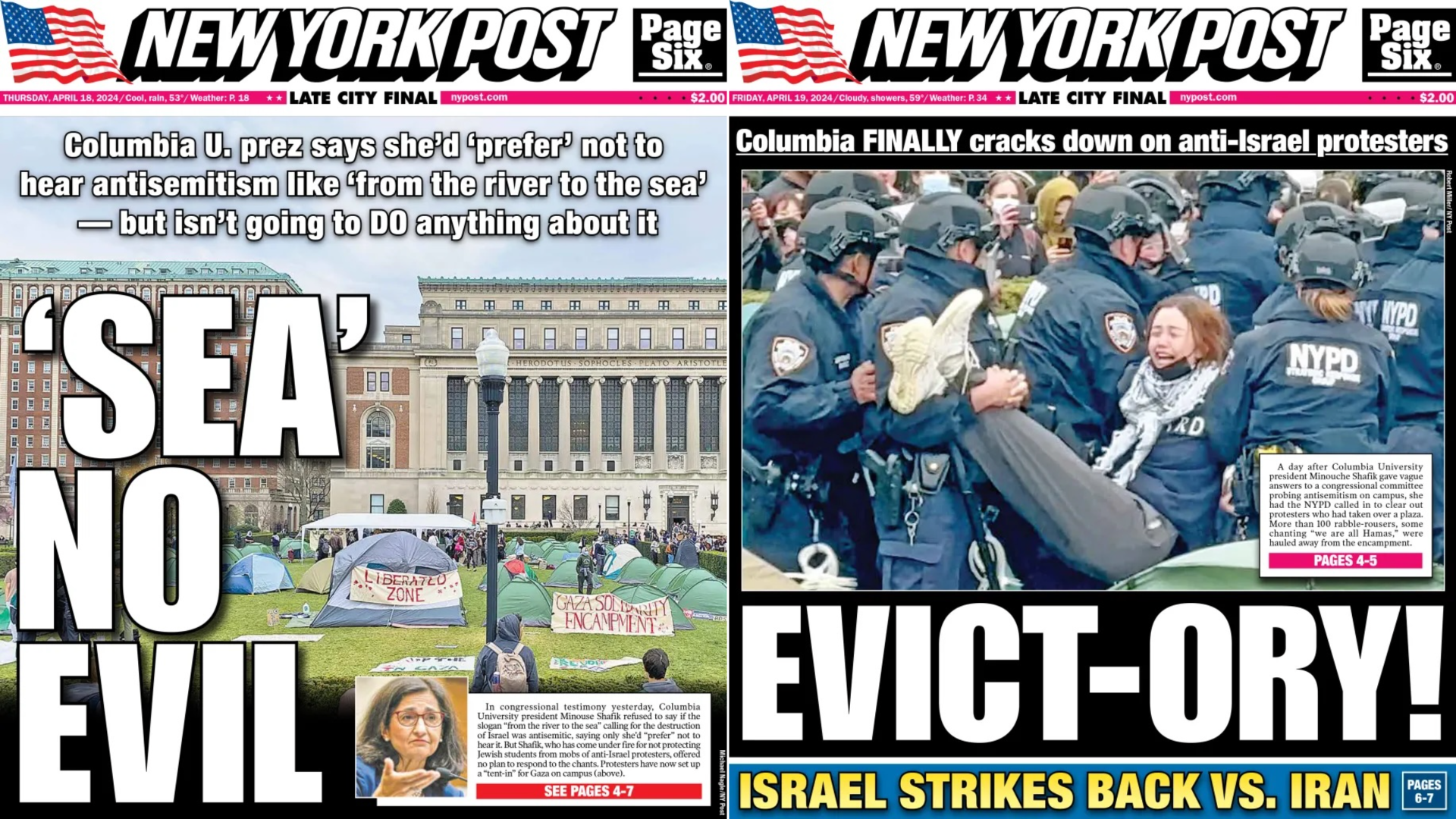 New York Post covers