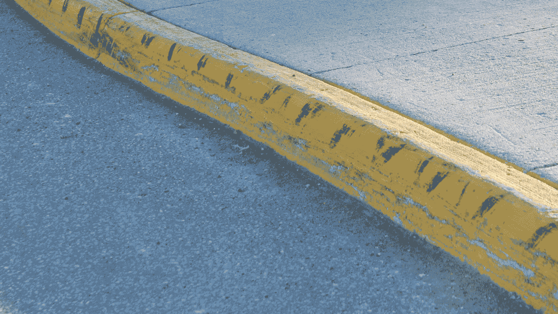 Illustration of curb wiggling
