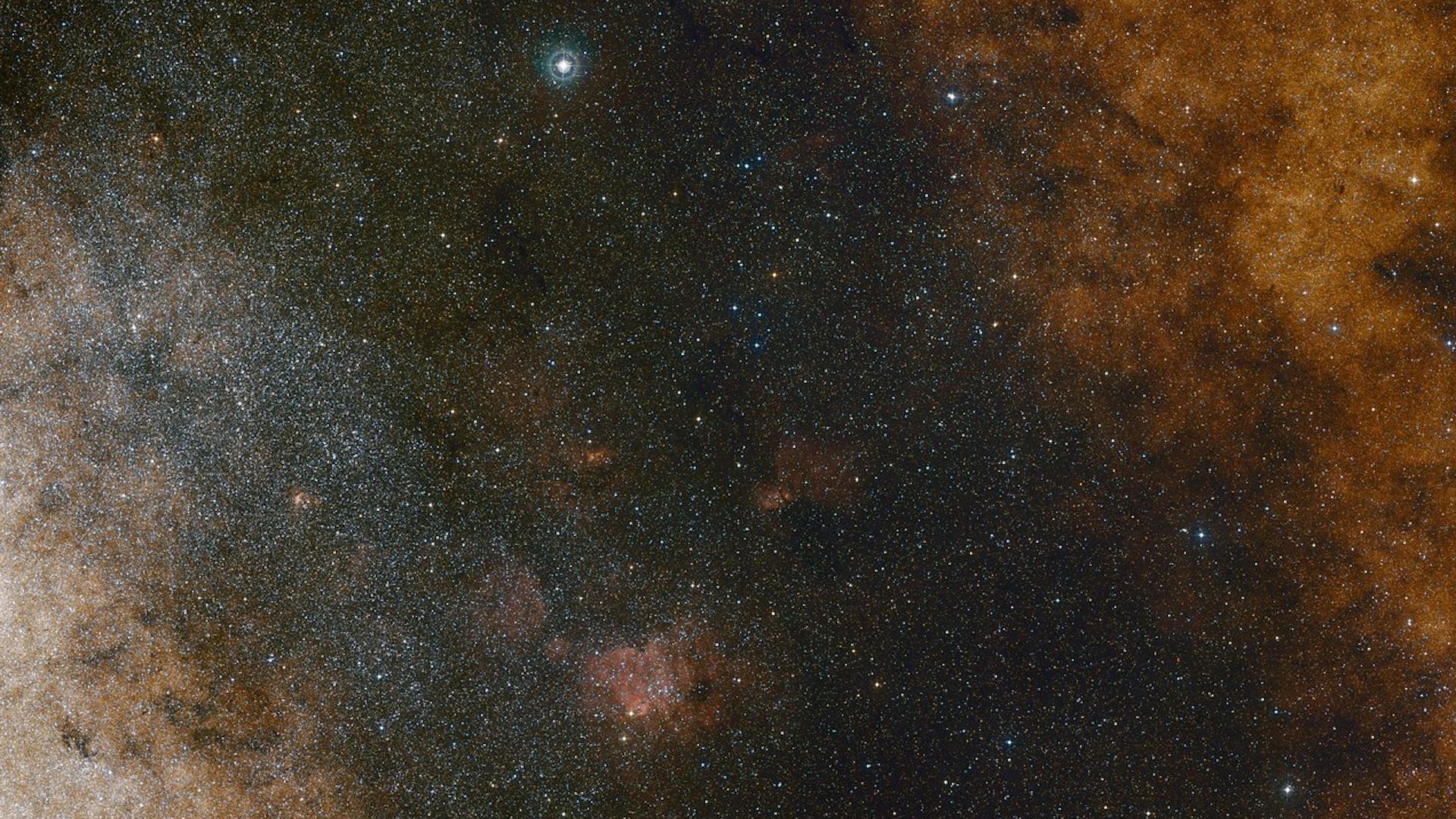 This visible light wide-field view shows the rich star clouds in the constellation of Sagittarius (the Archer) in the direction of the center of our Milky Way galaxy.
