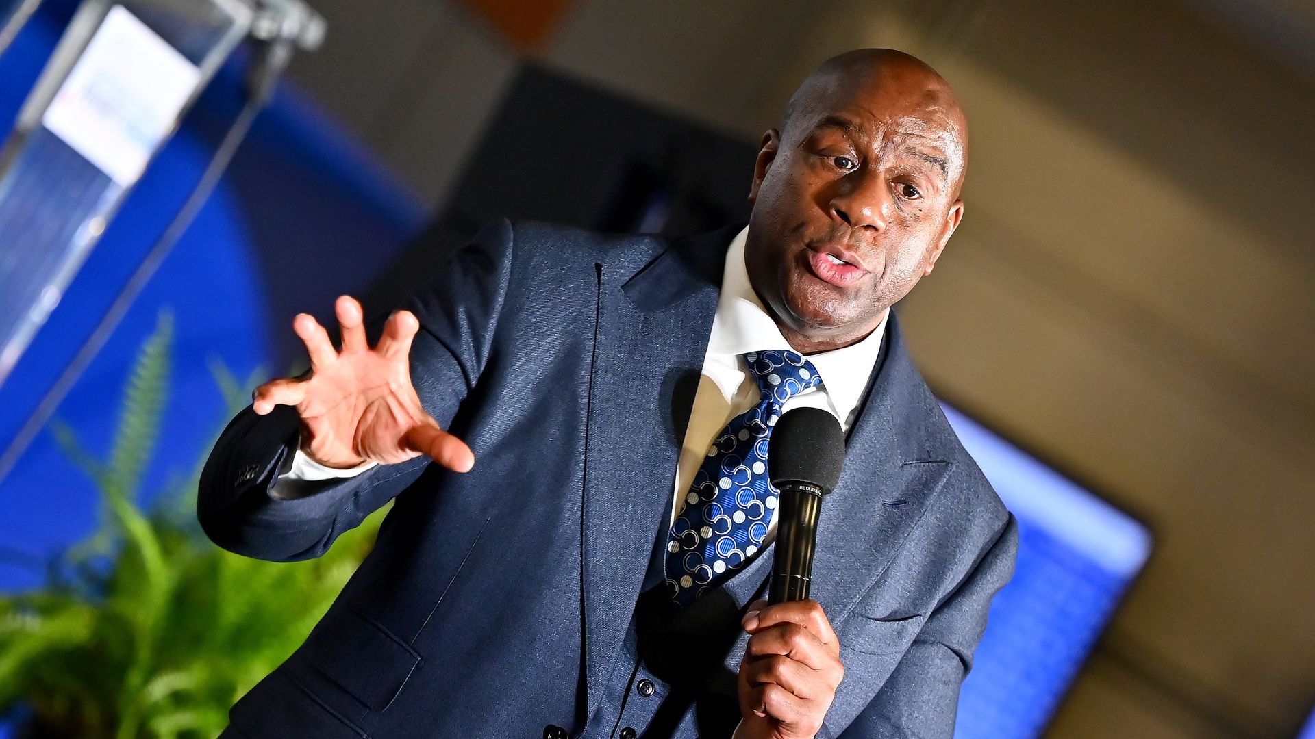 Magic Johnson joins Josh Harris's group for Commanders bid: reports