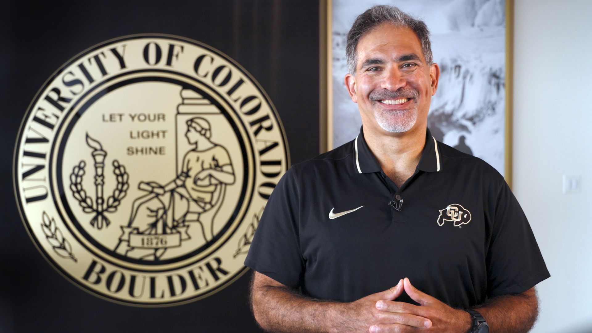 Justin Schwartz, chancellor of CU Boulder. Photo courtesy of Mason Marino at the University of Colorado