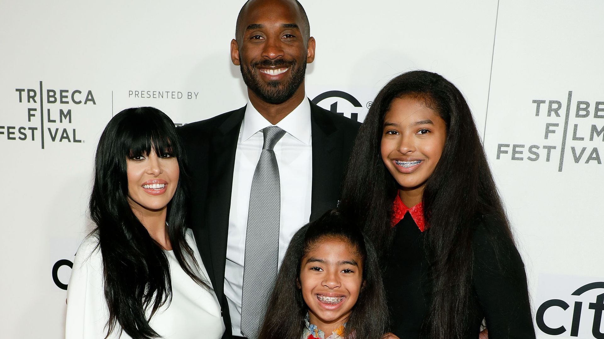 Kobe Bryant, Vanessa Bryant, Gianna Briant, and Natalia Bryant attend Tribeca Talks during the 2017 Tribeca Film Festival 