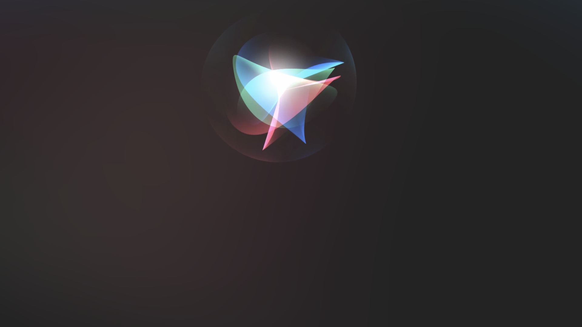 A screenshot from Apple's Siri web page