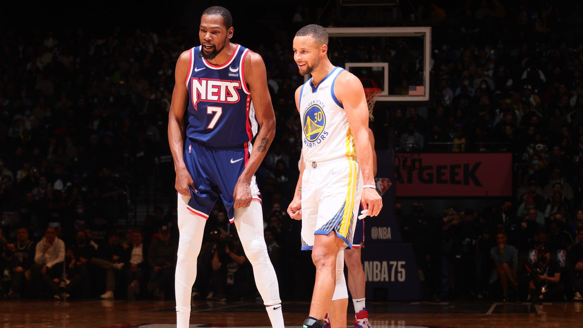 Steph Curry and KD