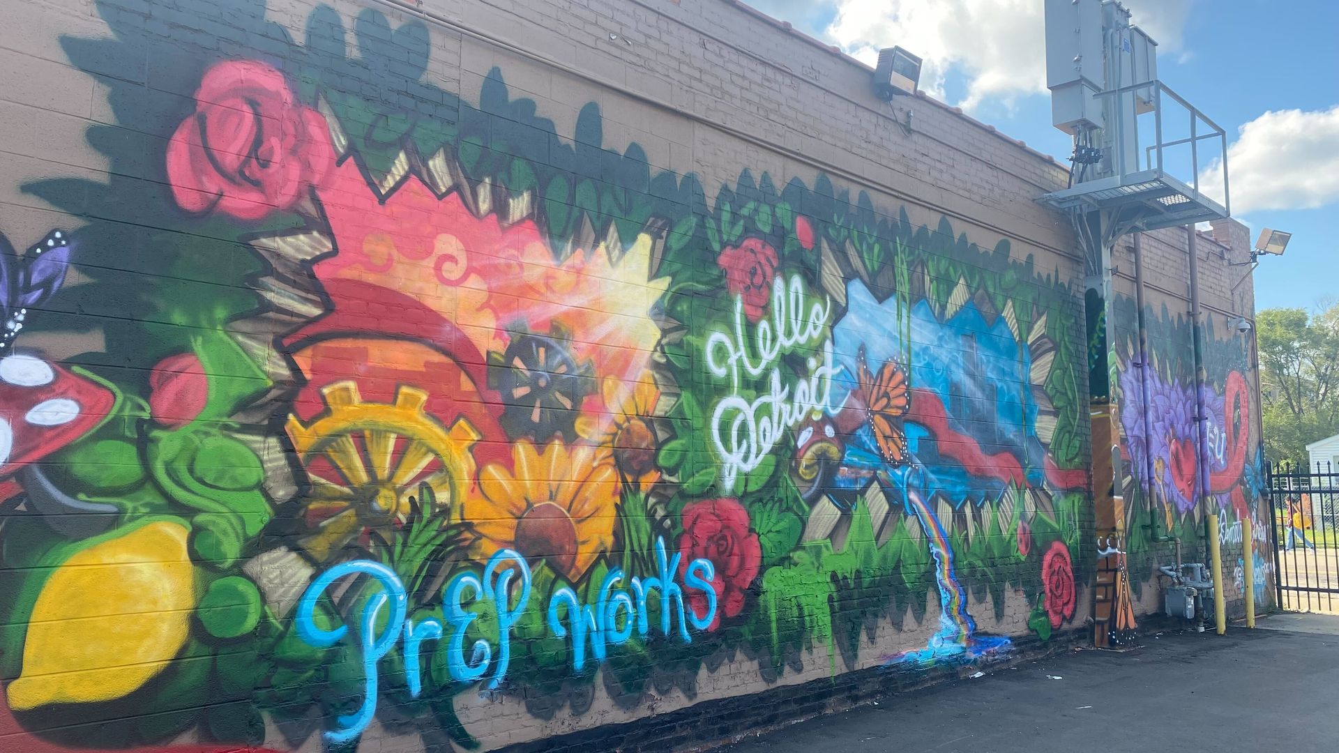 This mural in Detroit represents progress on the HIV epidemic