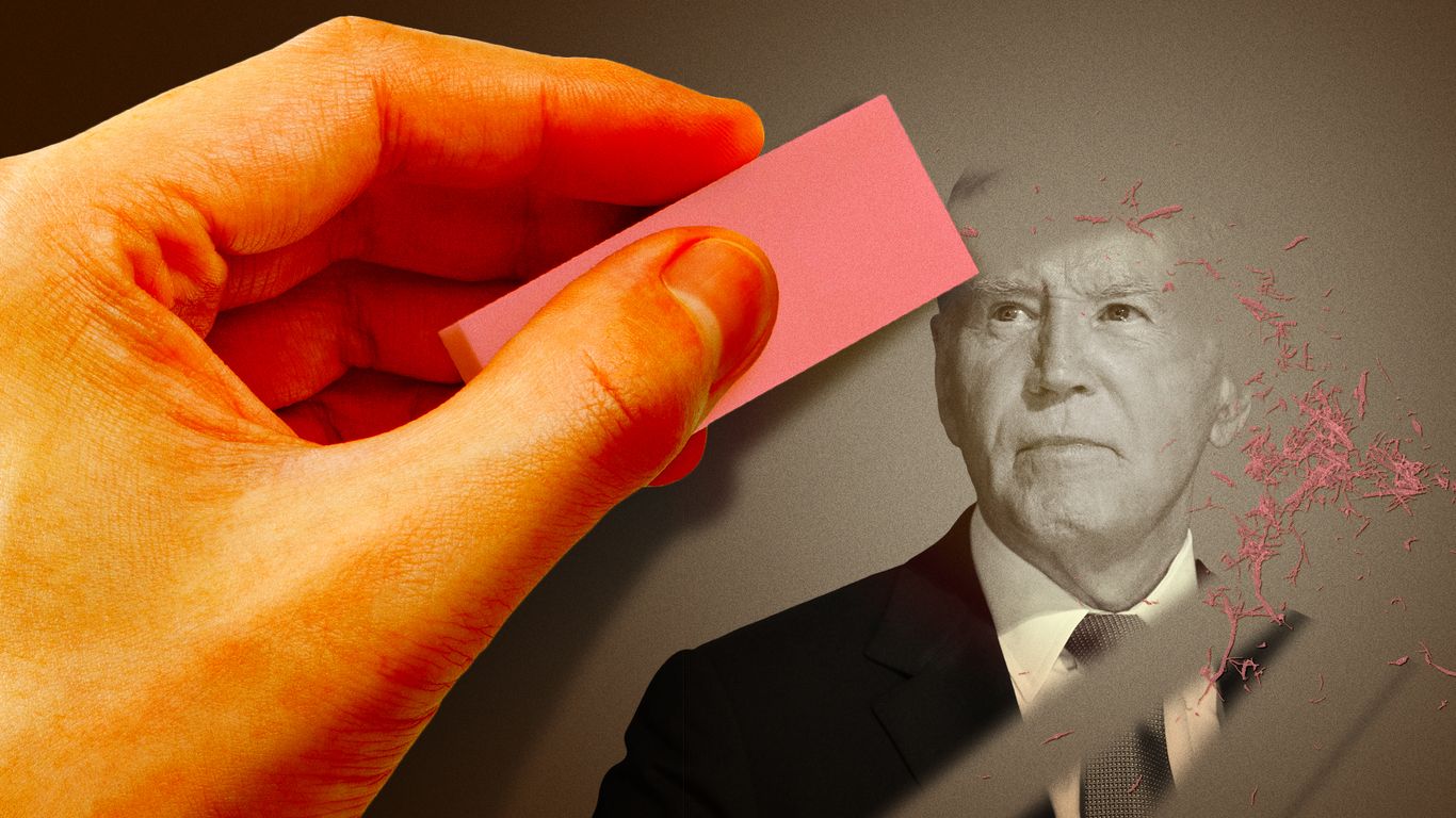 How Trump's ruthless first year erased the Biden presidency