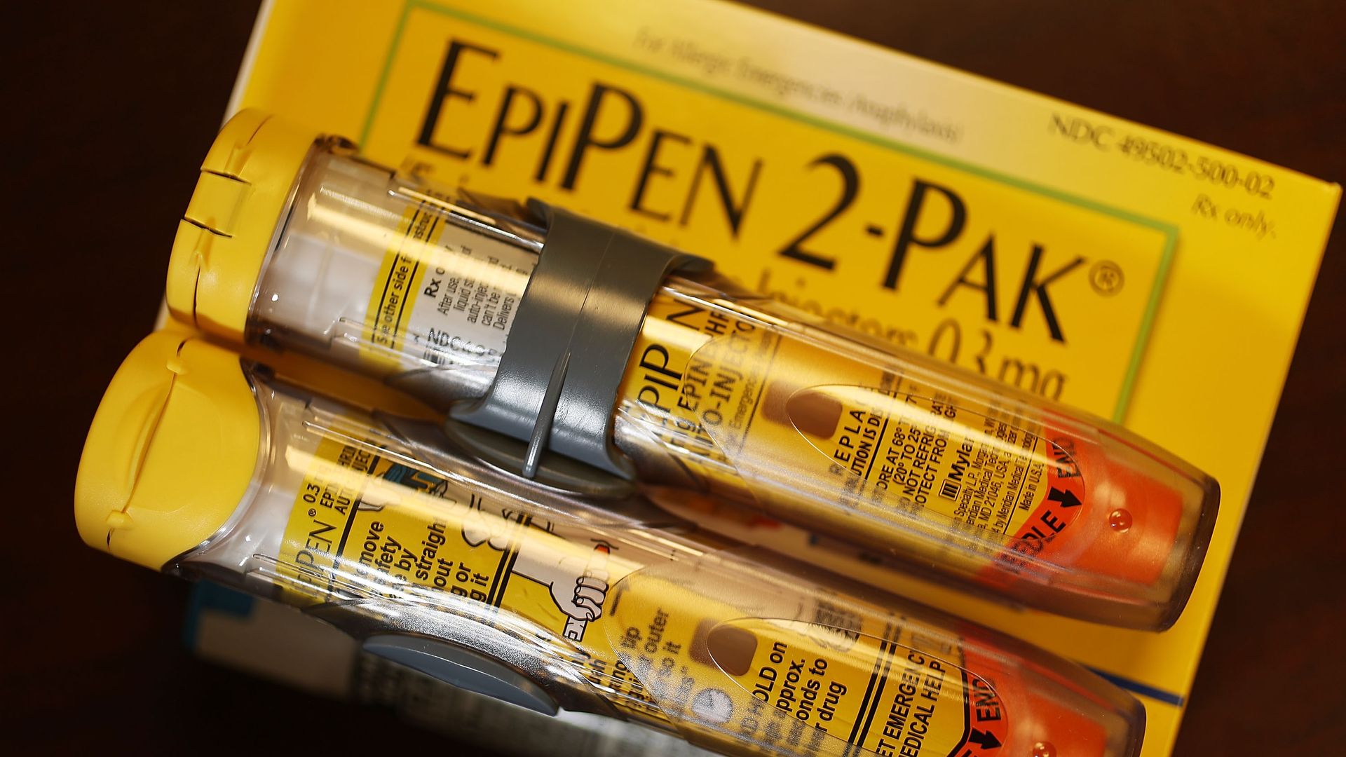 Photo illustration of EpiPen