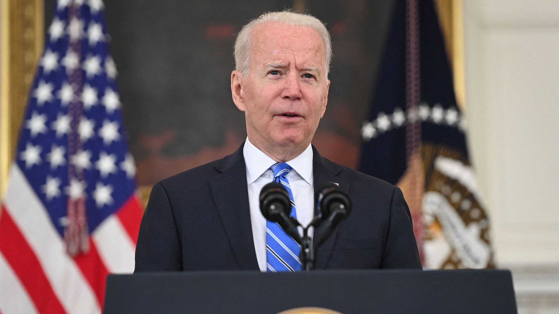 Joe Biden at podium