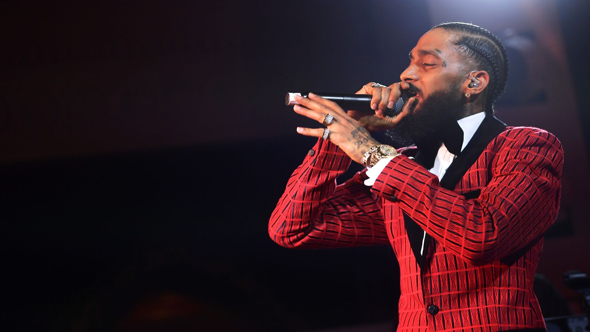 The late rapper Nipsey Hussle
