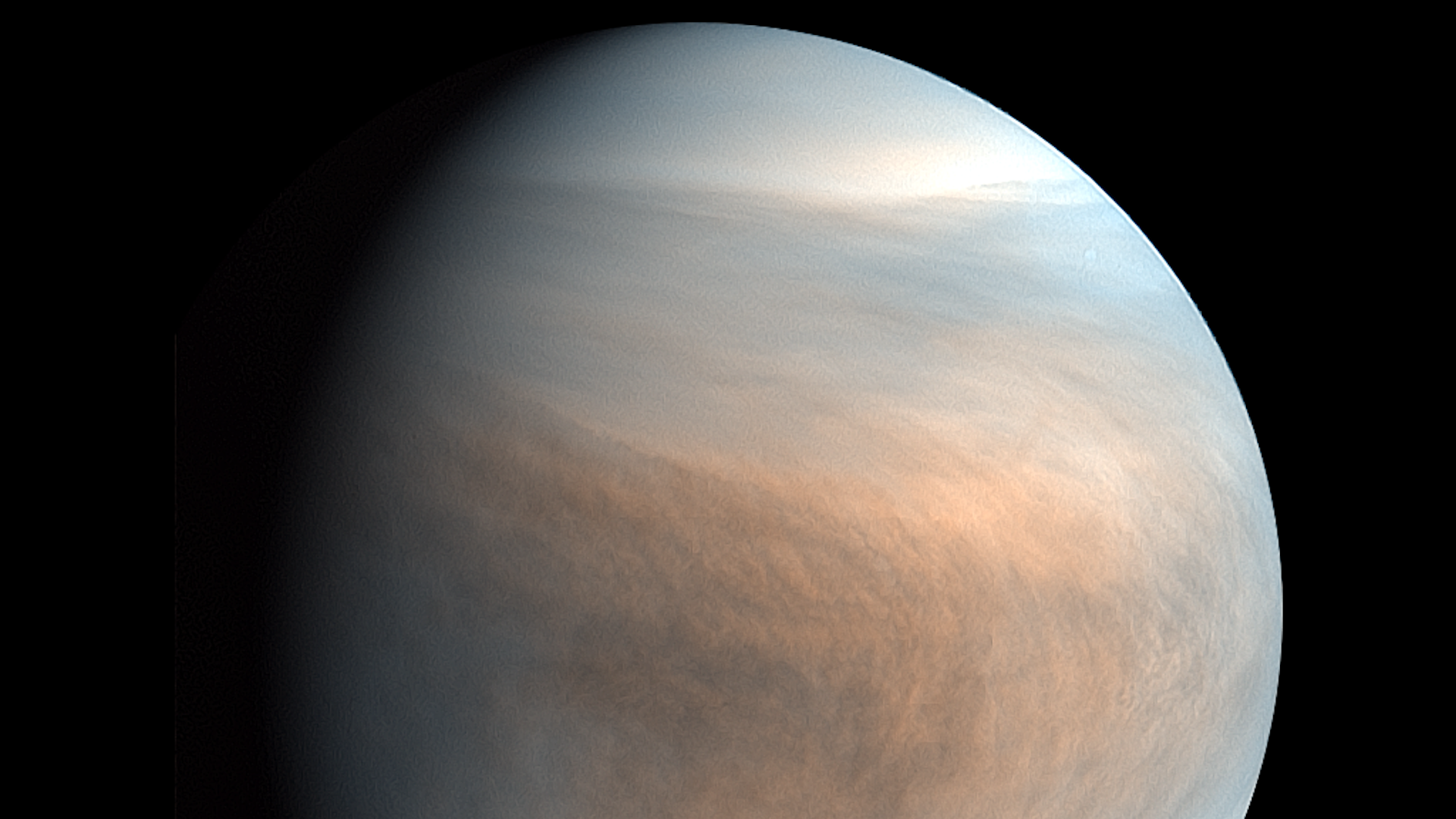 Venus as seen from orbit