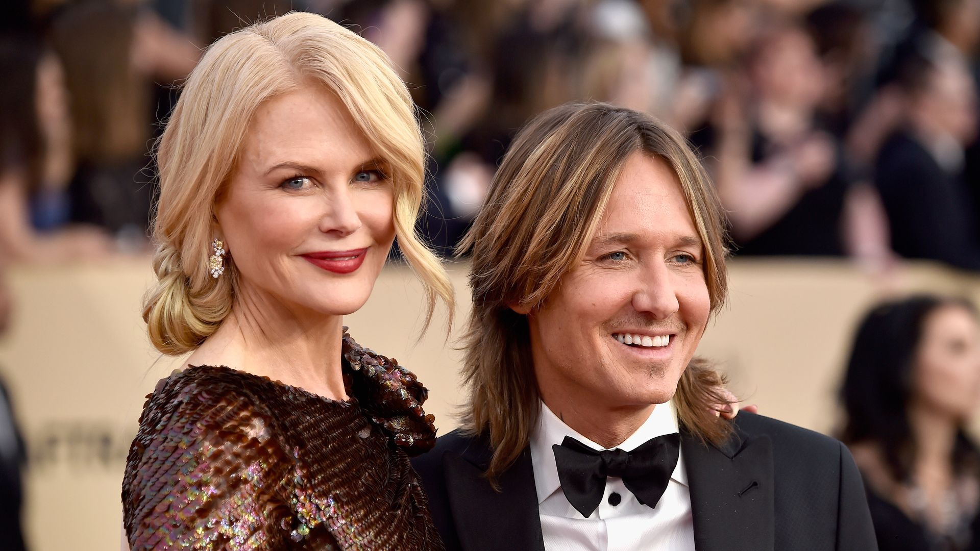 Nicole Kidman and Keith Urban on a red carpet.
