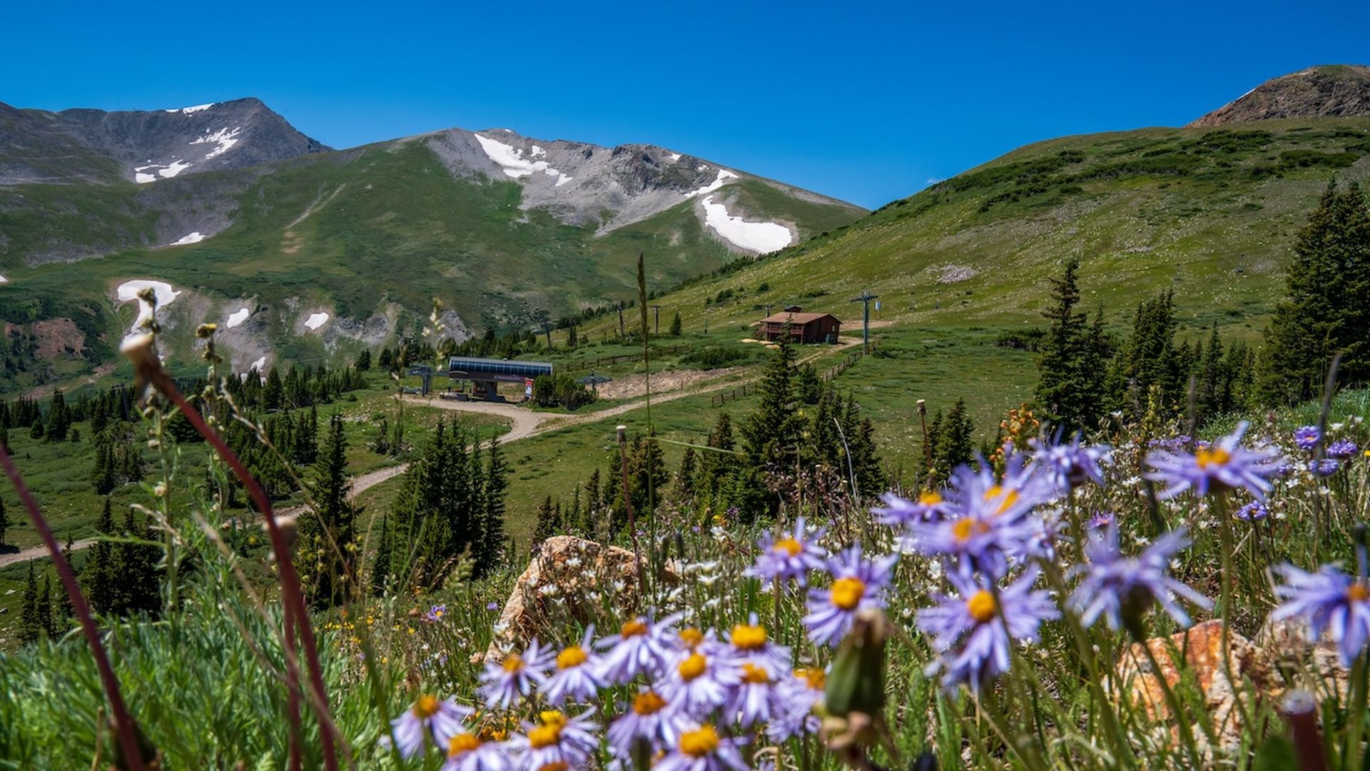 Breckenridge Ski resort in the summer. Photo courtesy of JP Douvalakis/Vail Resorts
