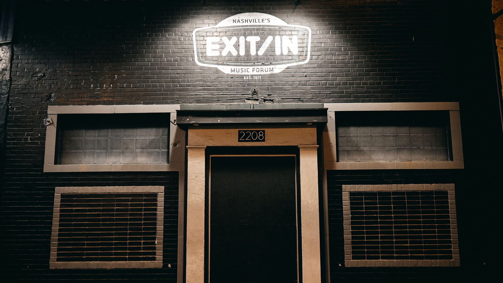 The exterior of Nashville's iconic Exit/In 