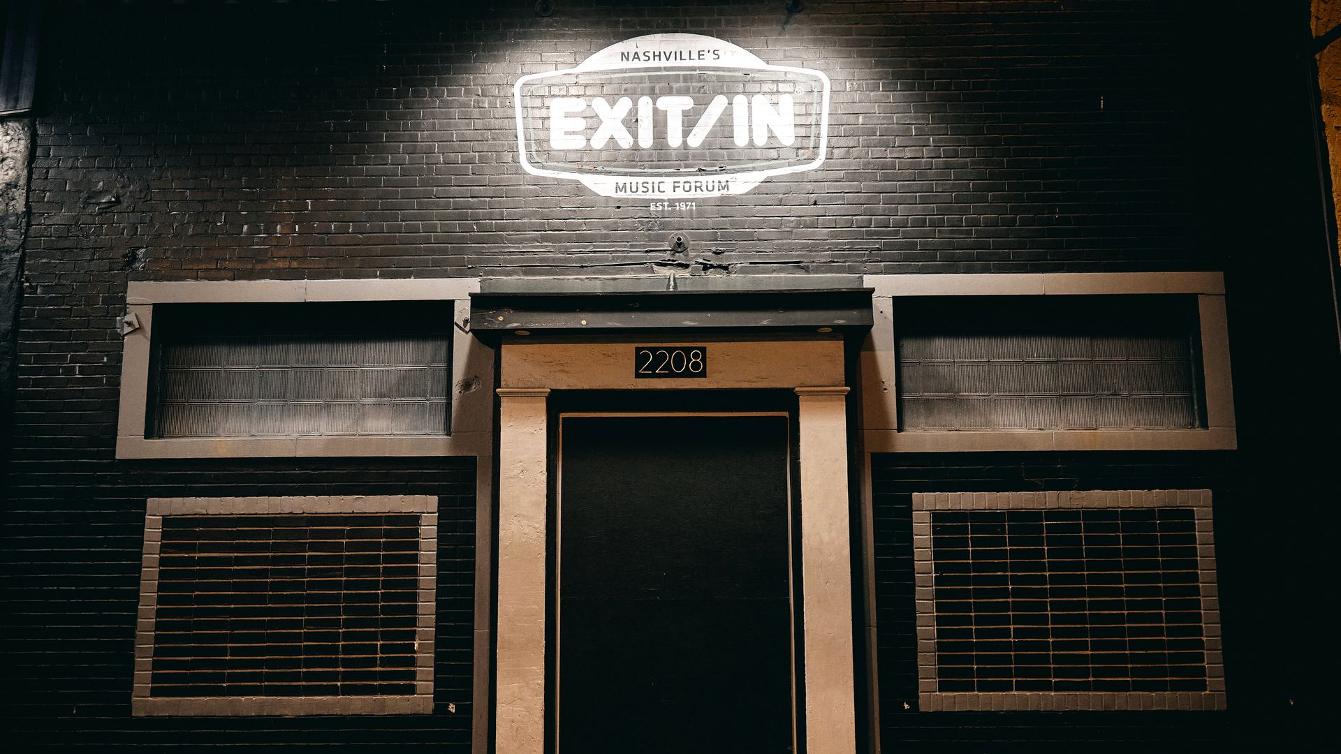 The exterior of Nashville's iconic Exit/In