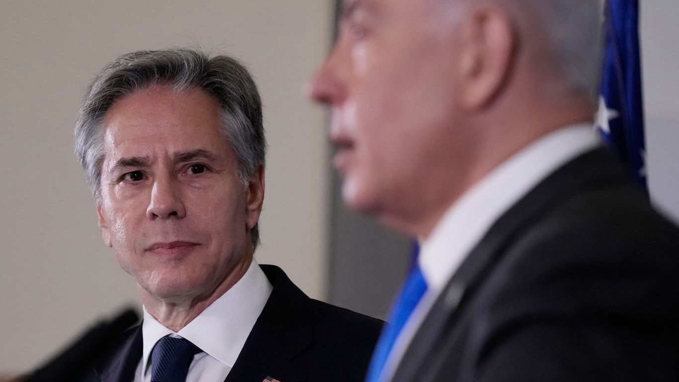 Blinken heads to Israel to discuss Bibi's plans for Gaza after war