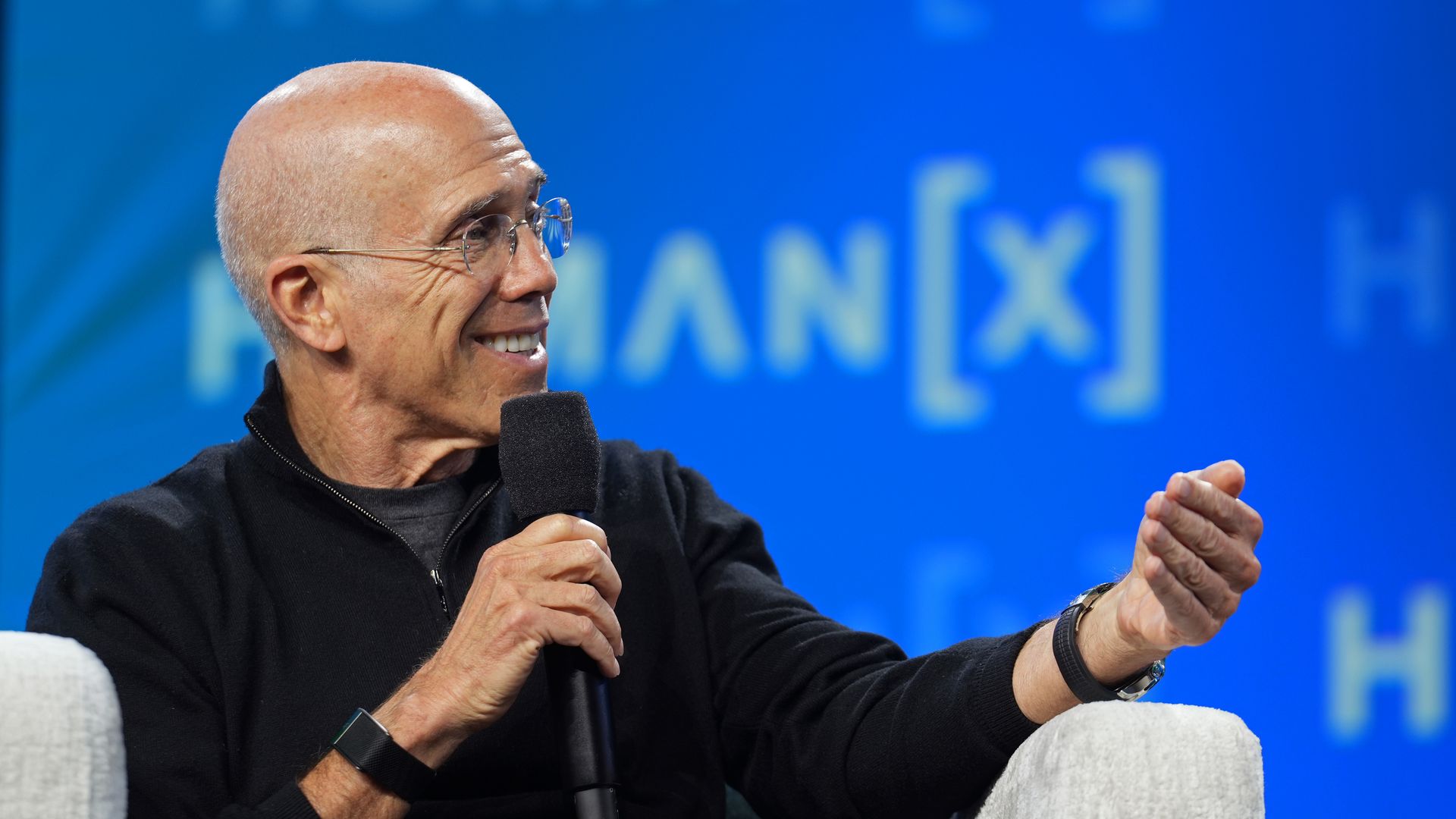 Jeffrey Katzenberg at a conference