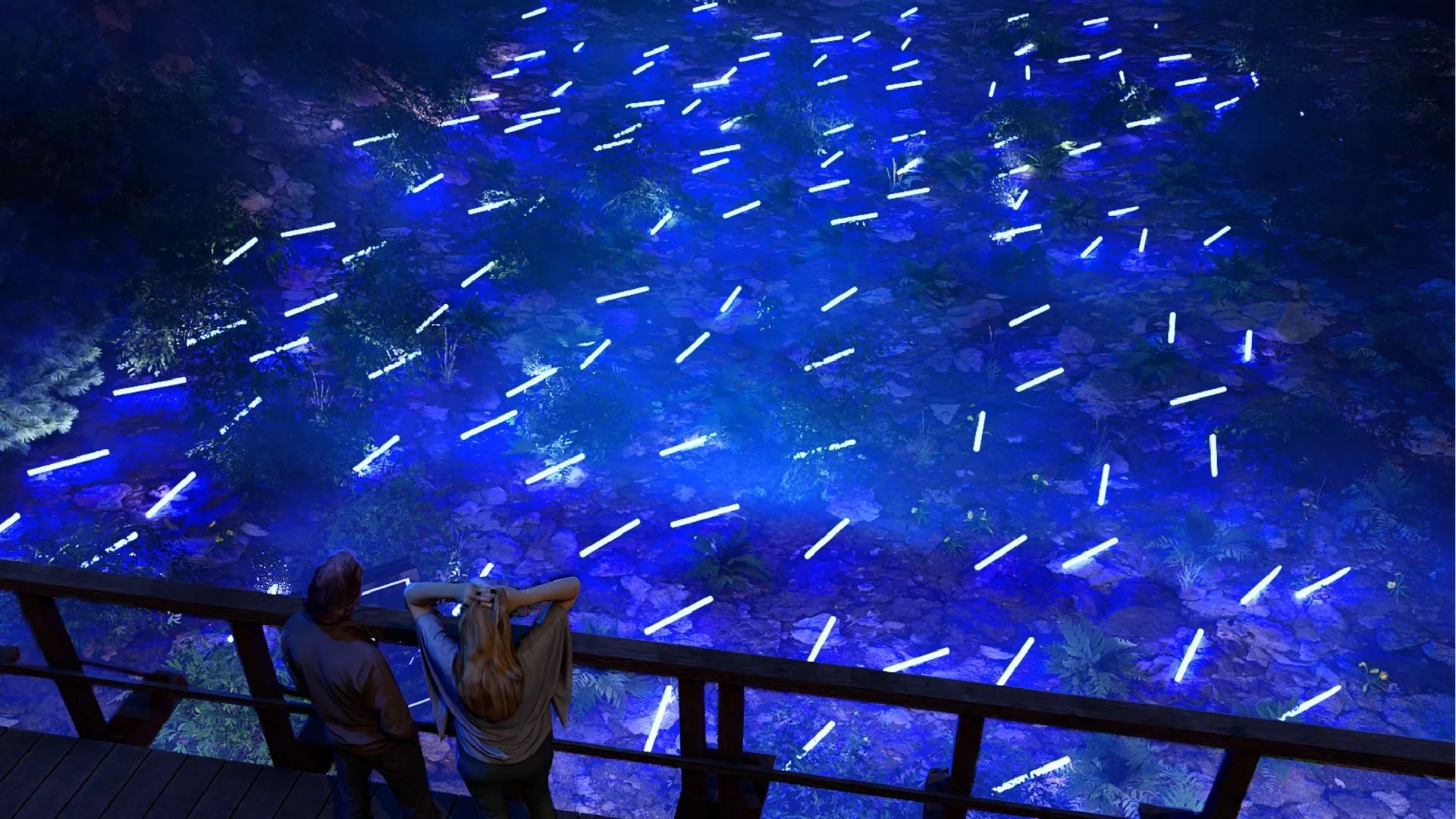 "Listening Forest" installation. Photo courtesy of 4Media Group