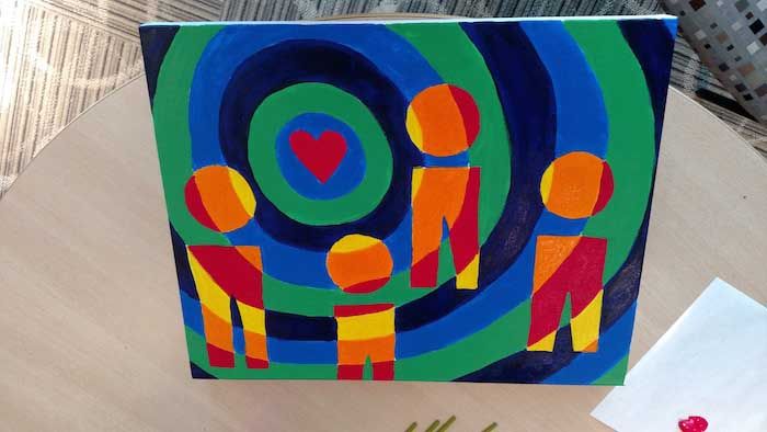 Levine Children's Hospital art