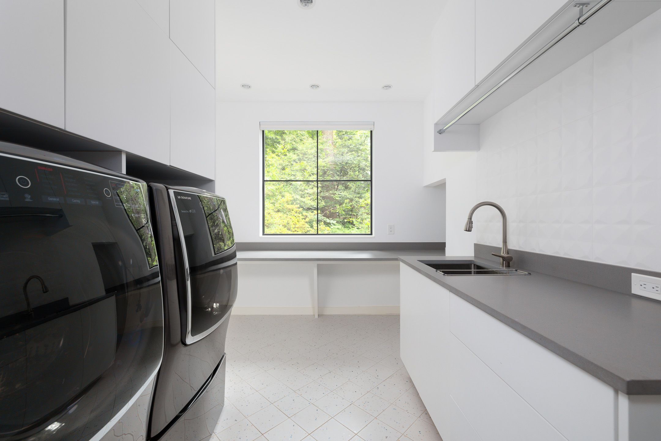 View of laundry room.