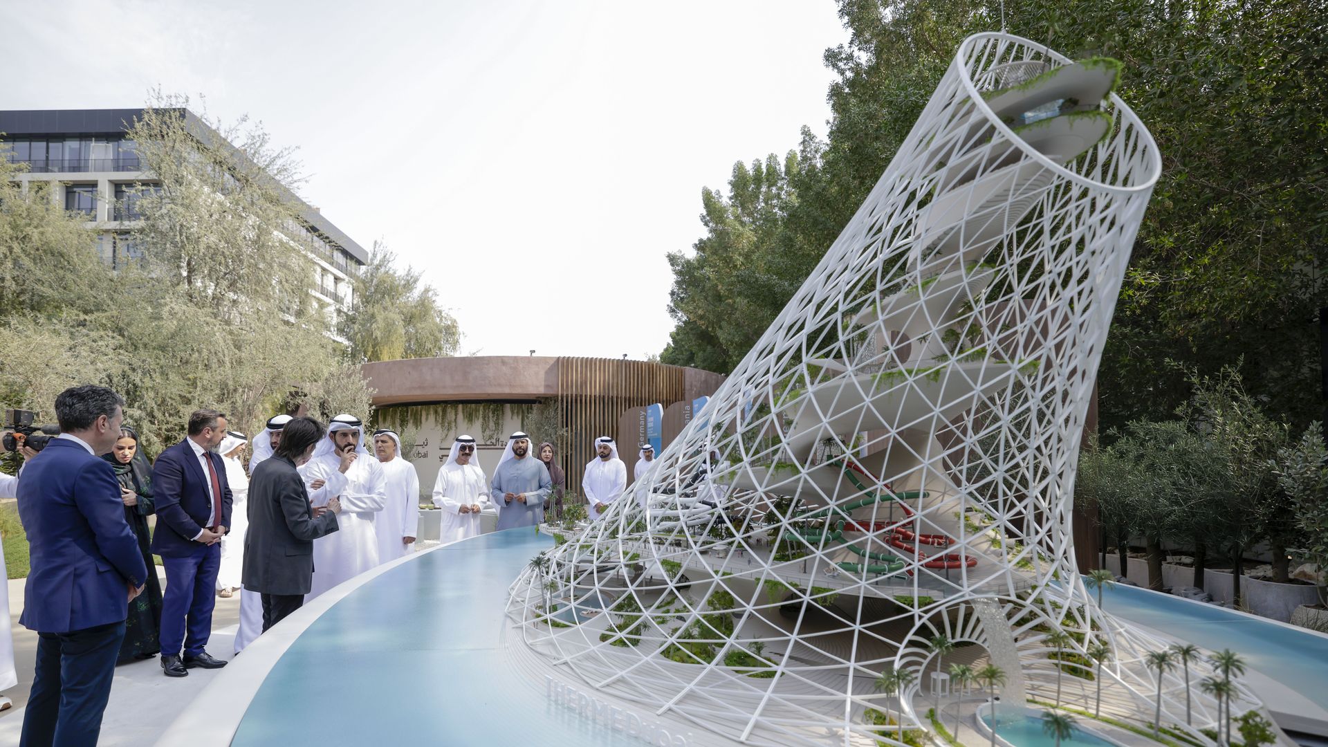 A 3-D model of Therme Group's Dubai project.