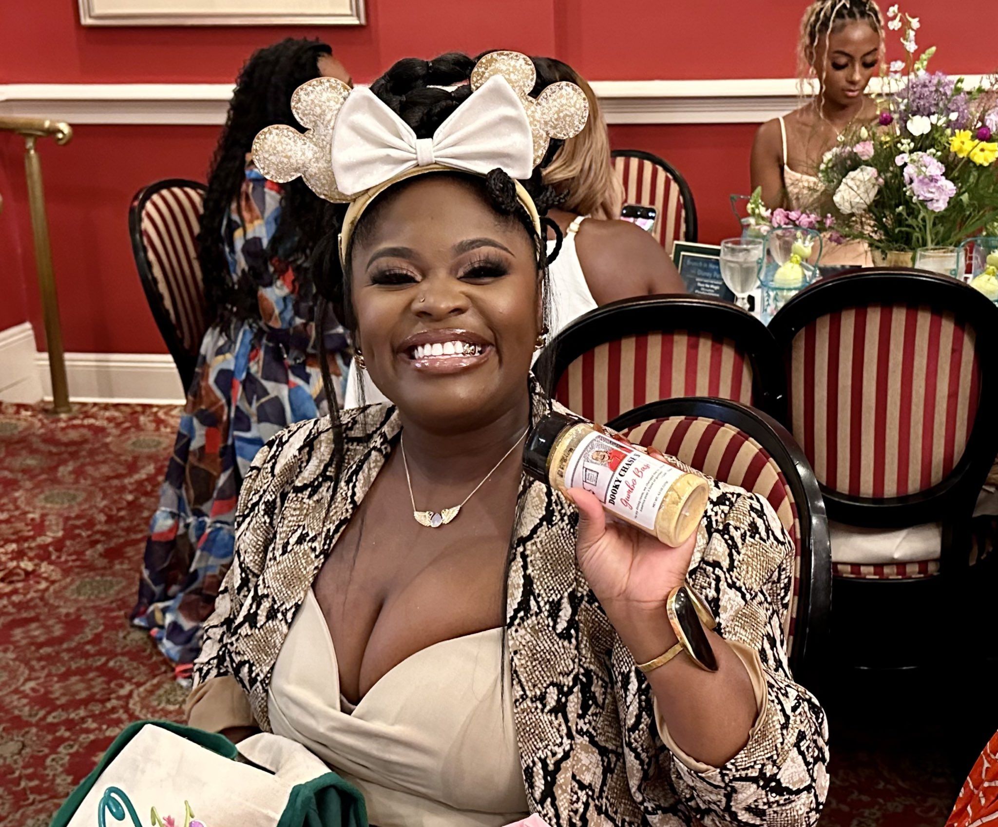 Photo shows Tank Ball with mouse ears in Dooky Chase's.