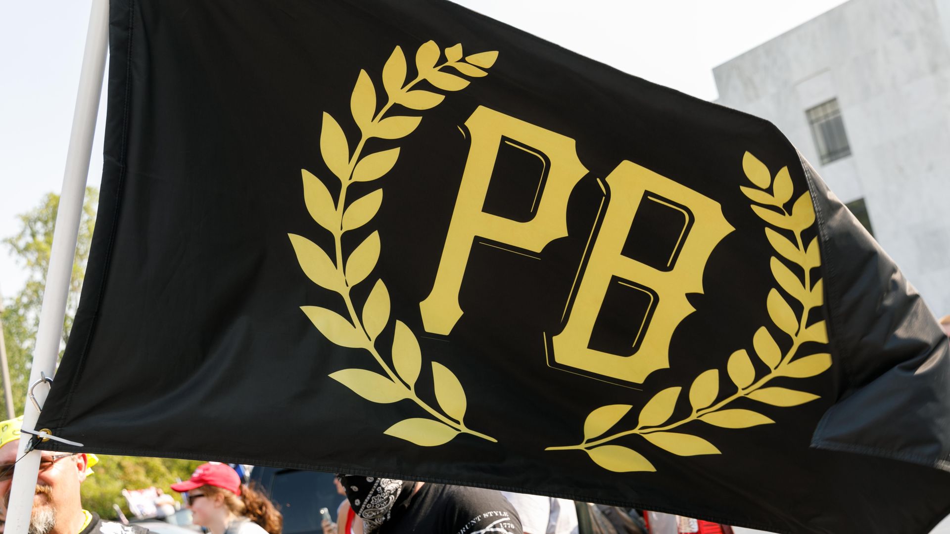 The Proud Boys flag.