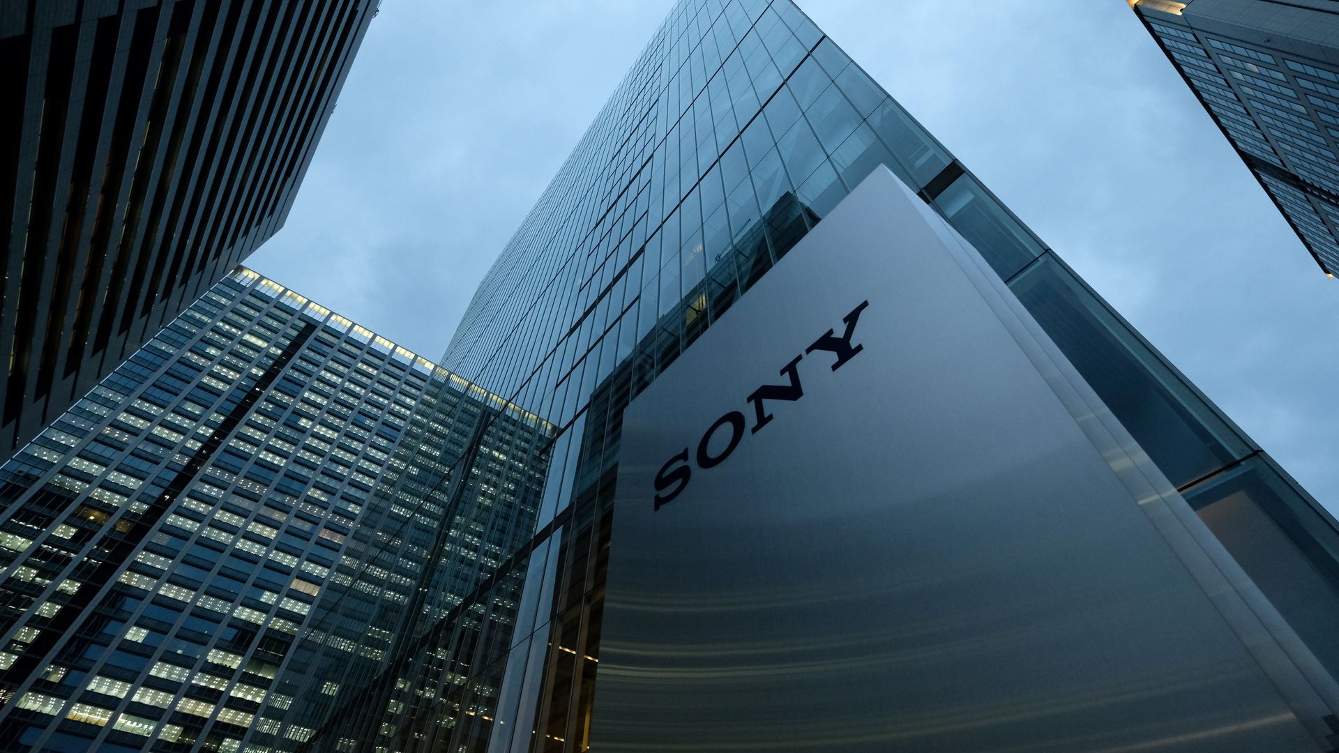 Sony Corp. headquarters in Tokyo, Japan.
