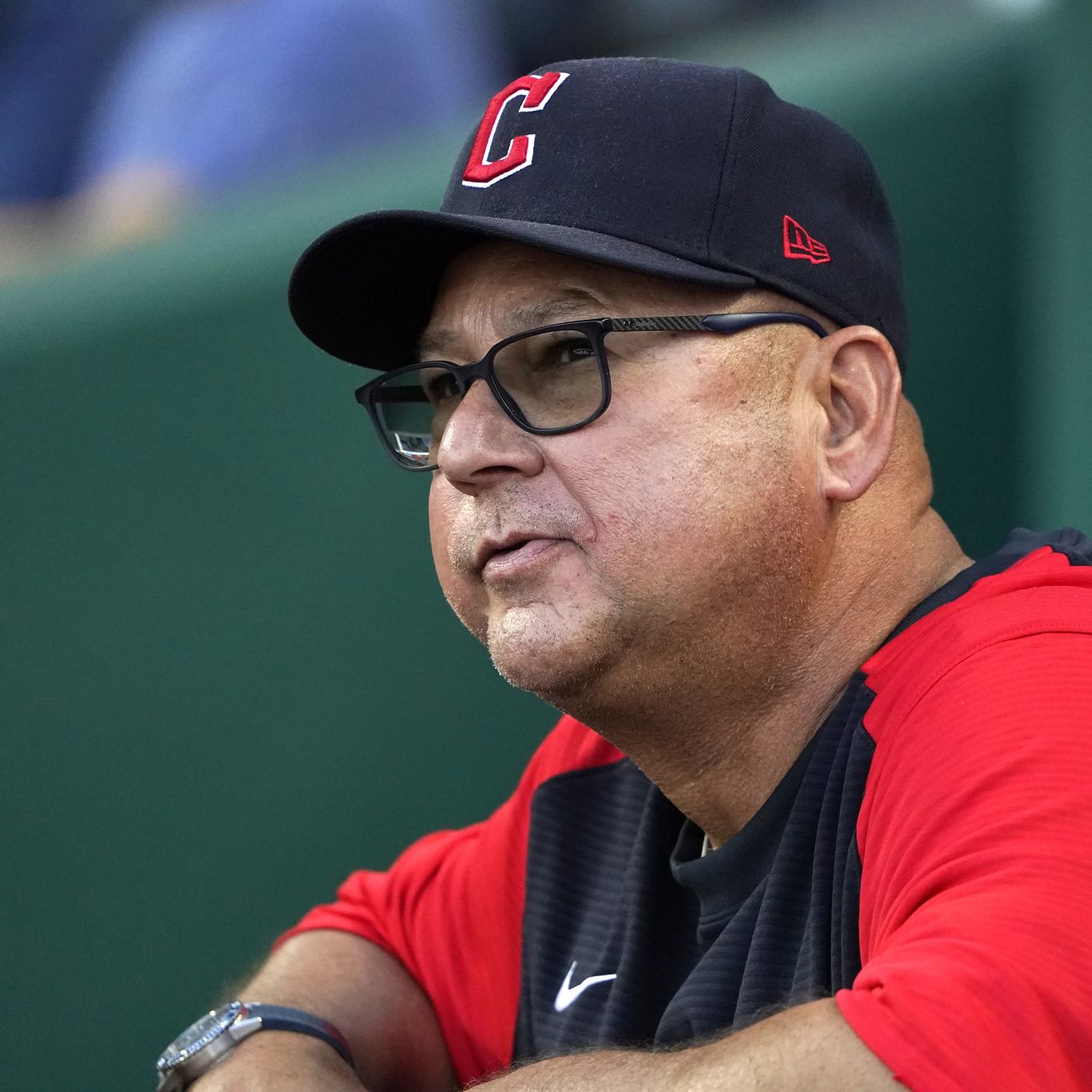 Manager Terry Francona of the Cleveland Guardians looks on prior to a  News Photo - Getty Images