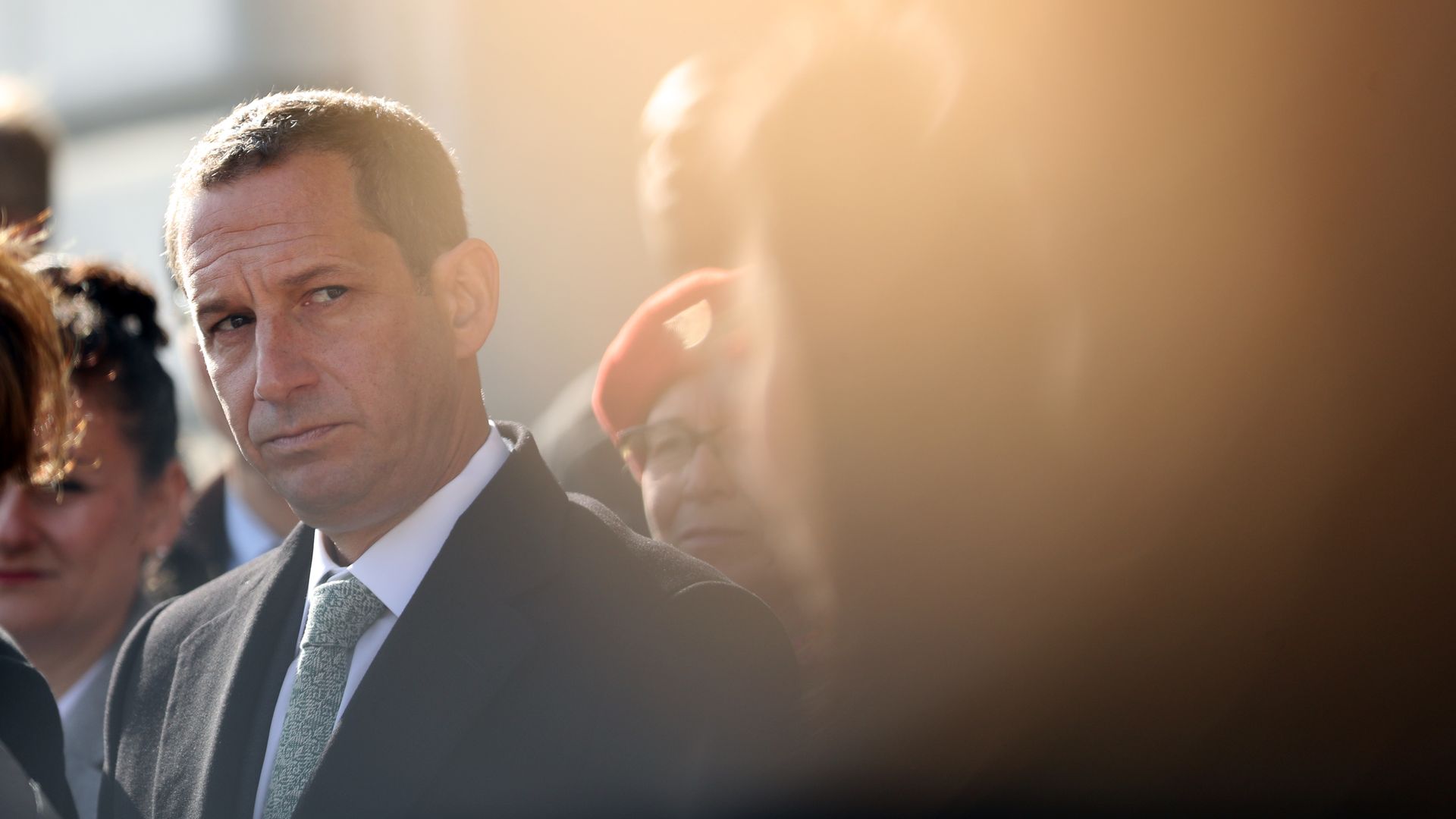 Mayor Daniel Lurie during press conference regarding his new executive directive about street safety on steps of City Hall in San Francisco on Monday, December 15, 2025. (Photo by Scott Strazzante/San Francisco Chronicle via Getty Images)